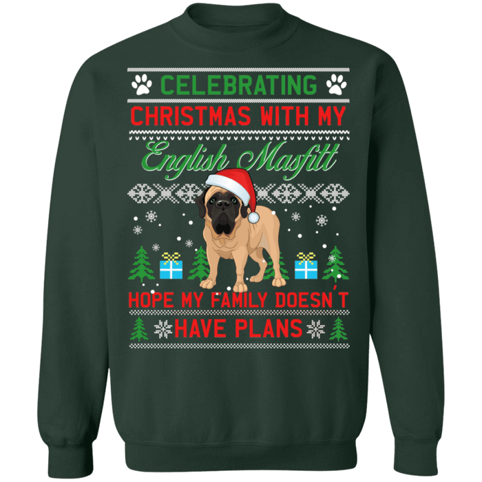 English Mastiff Ugly Christmas Sweater sweatshirt