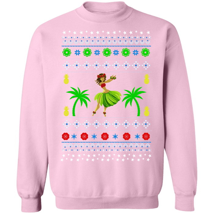 Beach Dancer Hula Ugly Christmas Sweater Sweatshirt