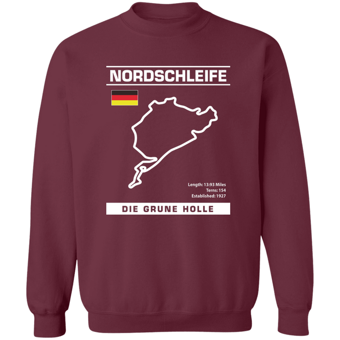 Nordschleife Die Grune Holle Track Outline Series Sweatshirt Nurburgring