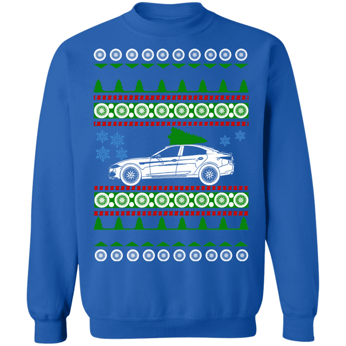 Alfa Romeo Giulia Quadrifoglio Ugly Christmas Sweater sweatshirt