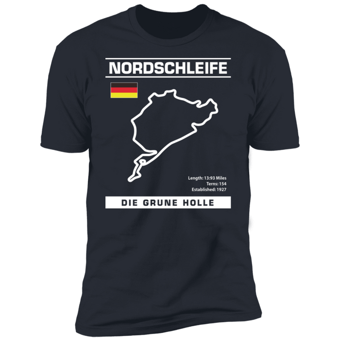 Die Grune Holle Nurburgring Track Outline Shirt