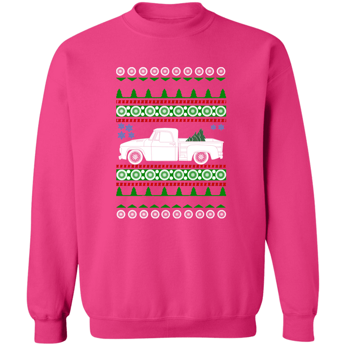 truck like a D100 Sweptline 2nd gen  Ugly Christmas Sweater Sweatshirt