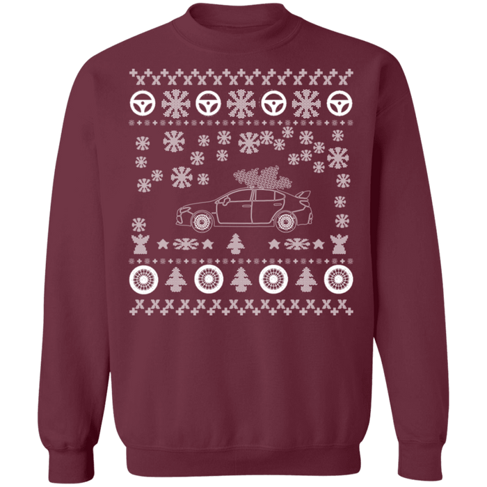 Japanese Car 2018 WRX STI V2 Ugly Christmas Sweater