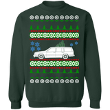 Car like 1989 Swedish Car like a  740 Wagon ugly Christmas Sweater