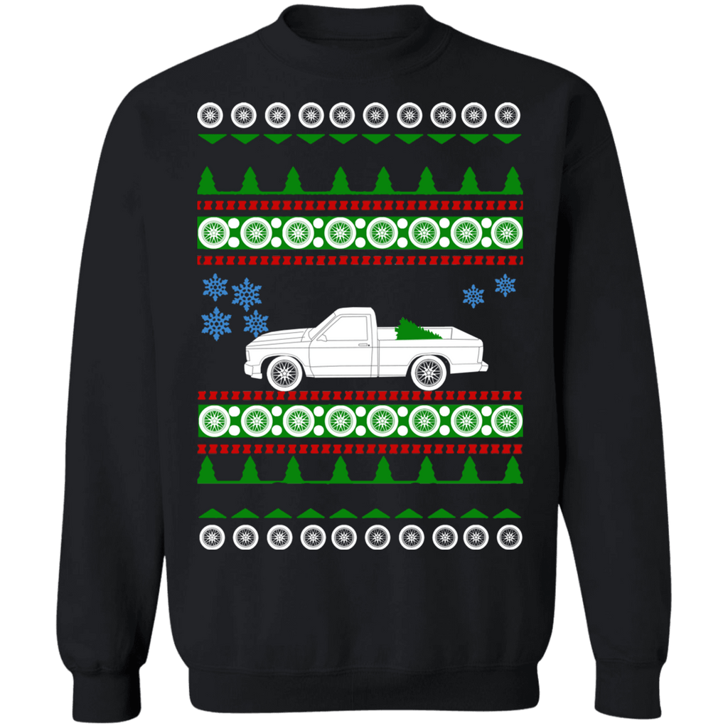 Pick Up Truck 1989 Chevy S10 Ugly Christmas Sweater sweatshirt
