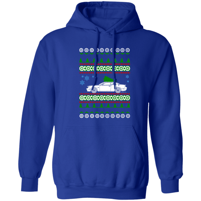 car like a Challenger Hoodie ugly christmas sweater