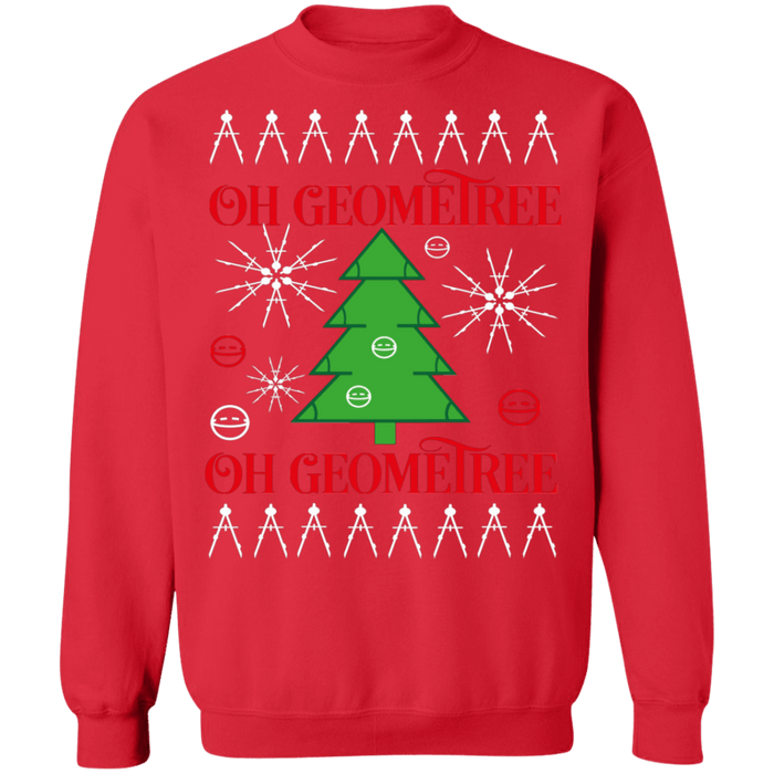 Geometry Math Oh Geometree Ugly Christmas Sweater sweatshirt