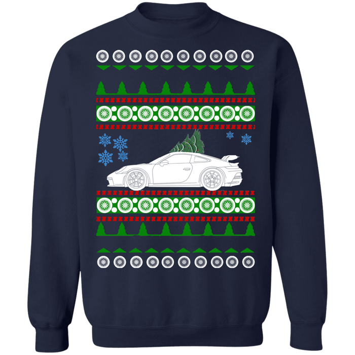 German Car 992 GT3 Ugly Christmas Sweater Sweatshirt