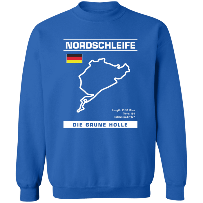 Nordschleife Die Grune Holle Track Outline Series Sweatshirt Nurburgring