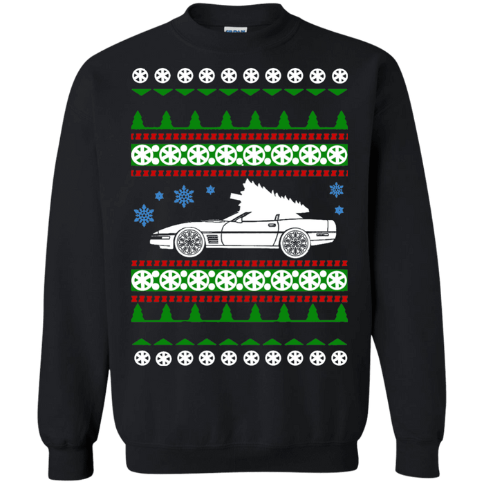 Car like a Corvette C4 ugly Christmas Sweater sweatshirt