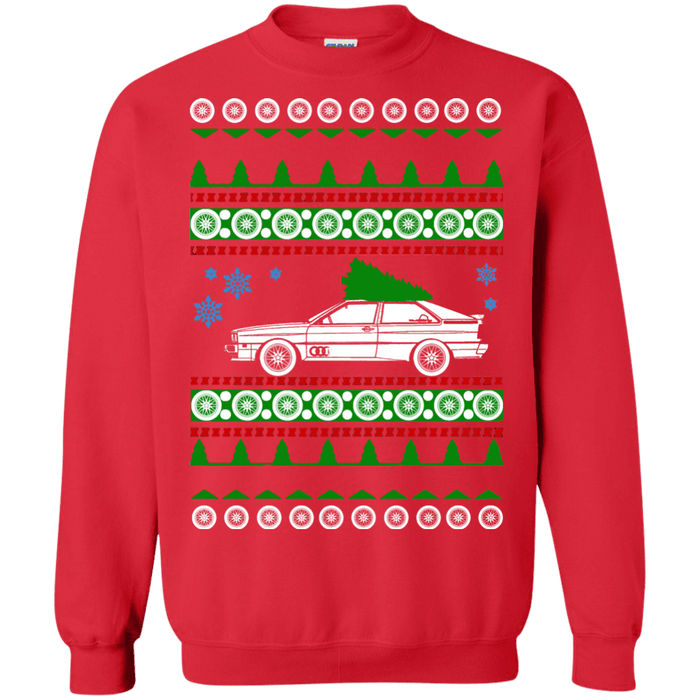 German car Audi UR Quattro 1981 Ugly Christmas Sweater sweatshirt