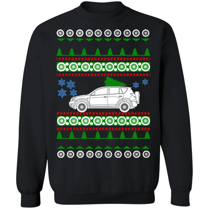 SUV Ugly Christmas Sweater RAV4 3rd Generation Toyota sweatshirt