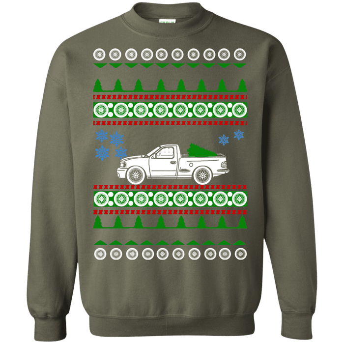 Ford Lightning 2002 F150 Ugly Christmas Sweater SVT sweatshirt