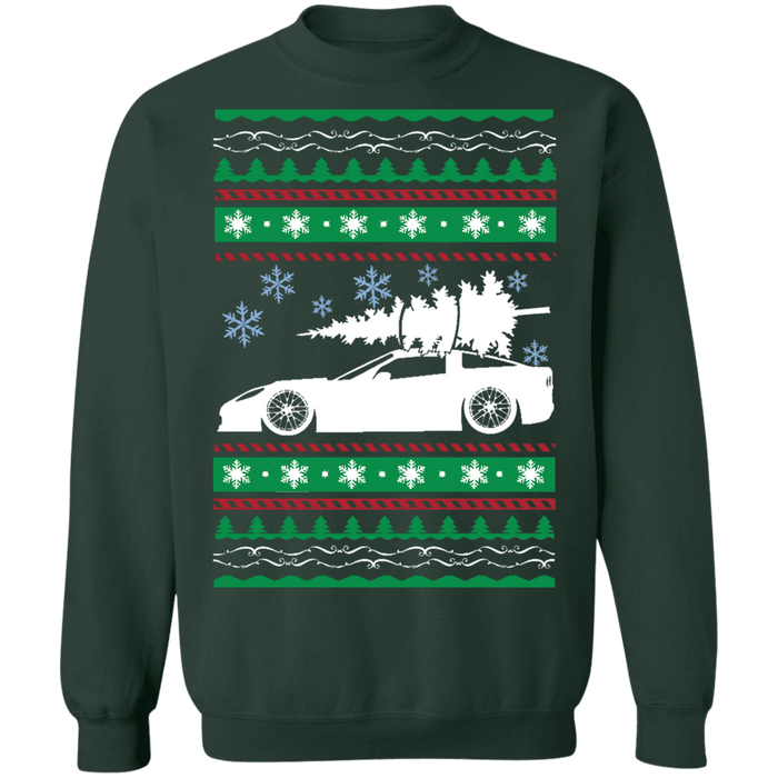 New C6 Corvette white tree Ugly Christmas Sweater Sweatshirt