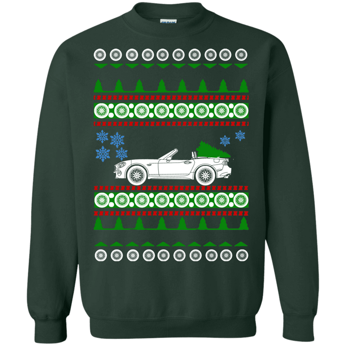 Fiat 124 Spider Ugly Christmas Sweater sweatshirt