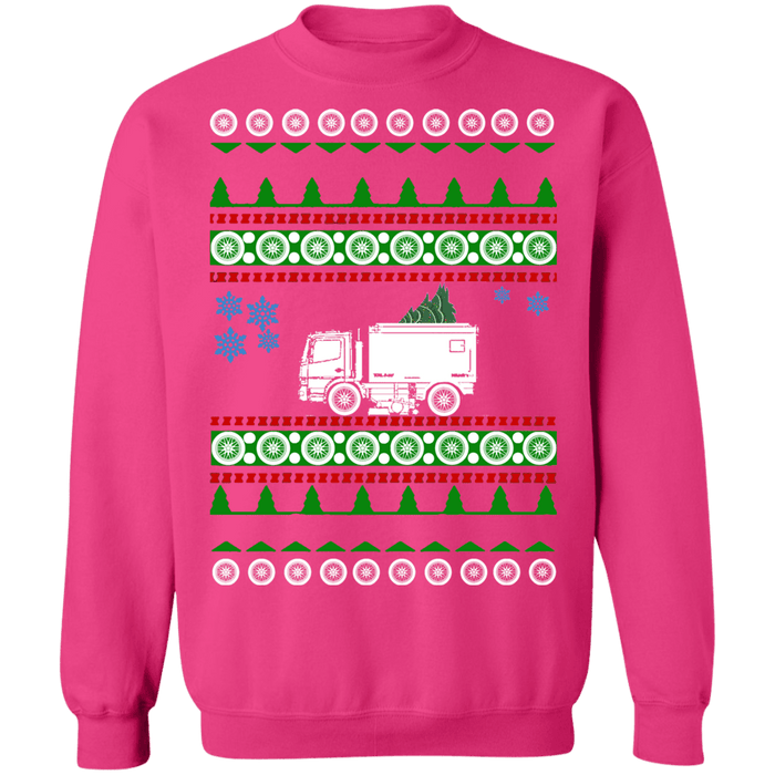 Street sweeper truck ugly christmas sweater sweatshirt