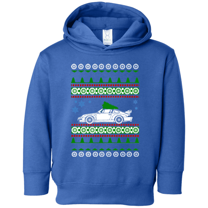 german car similar to a 993 GT2 Ugly Christmas Sweater hoodie kids sweatshirt