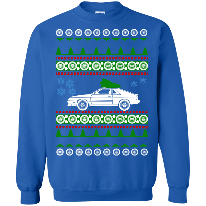 american car or truck like a  Shelby Charger 1986 Ugly Christmas Sweater sweatshirt