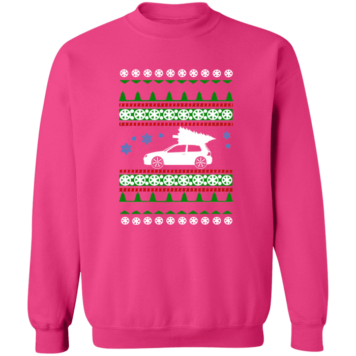 German Car like a mk4 R32 Ugly Christmas Sweater Sweatshirt