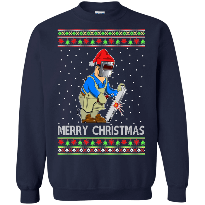 Welder Welding Fabrication Ugly Christmas Sweater sweatshirt