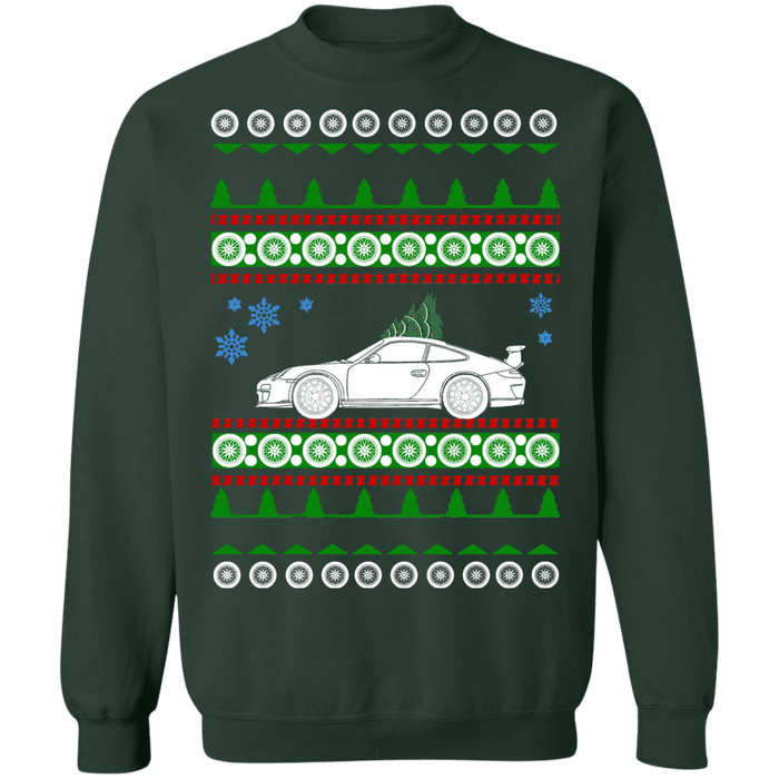 German Car like 997.1 GT3 RS 911 Porsche Ugly Christmas Sweater Sweatshirt sweatshirt