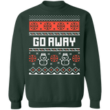 Go Away Grinch ugly christmas sweater sweatshirt