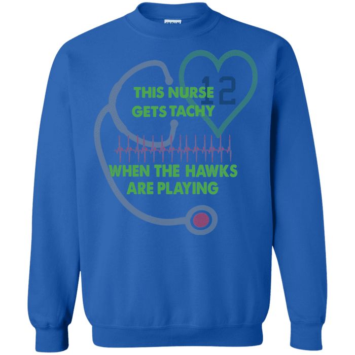 Nurse Seahawks Ugly Christmas Sweater Tachy! sweatshirt