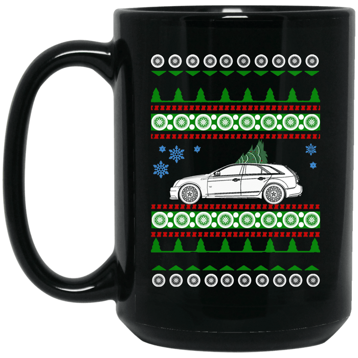 CTS-V Wagon Ugly Christmas Mug v2