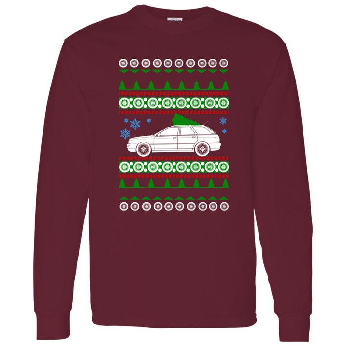 Audi RS2 Avant Ugly Christmas "sweater" long sleeve t-shirt