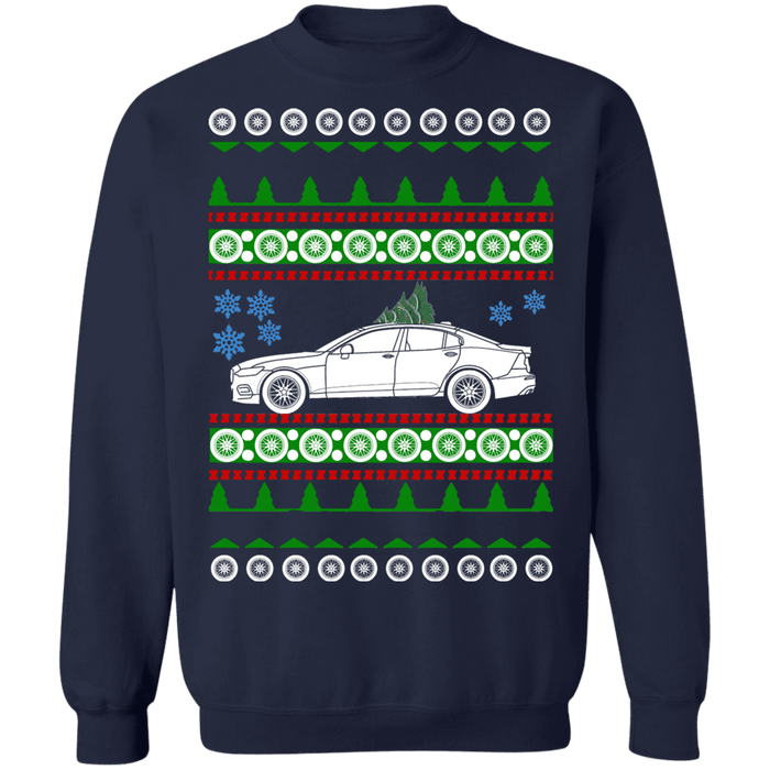 Car like 3rd gen Swedish Car like a  S60 Ugly christmas sweater