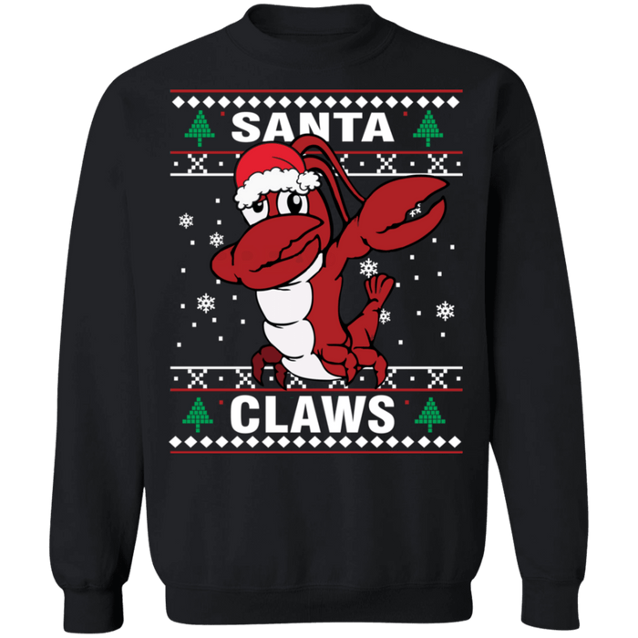 Santa Claws Dabbing Ugly Christmas Sweater sweatshirt