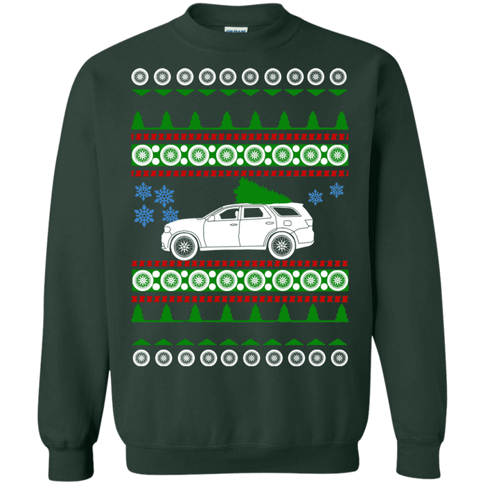 american car or truck like a Durango SRT 2018 Ugly Christmas Sweater sweatshirt