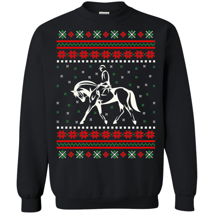 Equestrian Horse Ugly Christmas Sweater sweatshirt Tool and Dye Designs