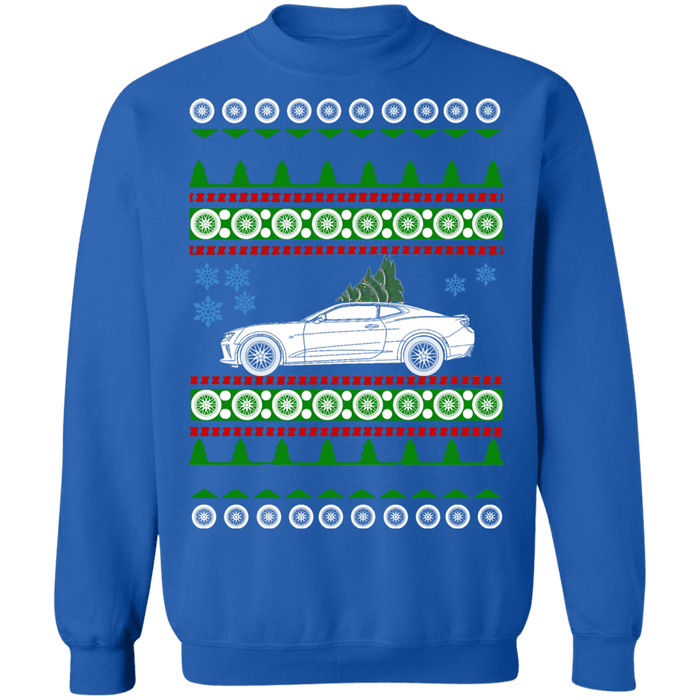 Car like 6th gen Camaro SS Ugly Christmas Sweater Sweatshirt