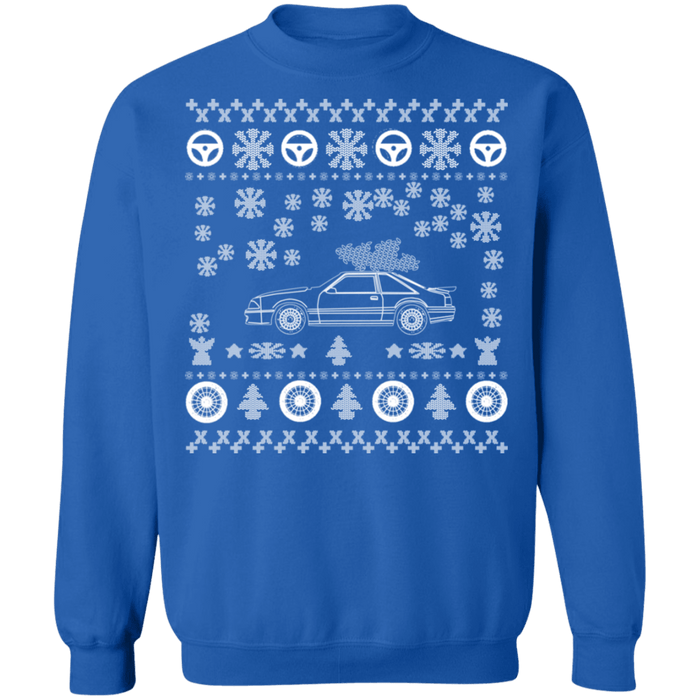 Ford Mustang Fox Body Ugly christmas sweater V2