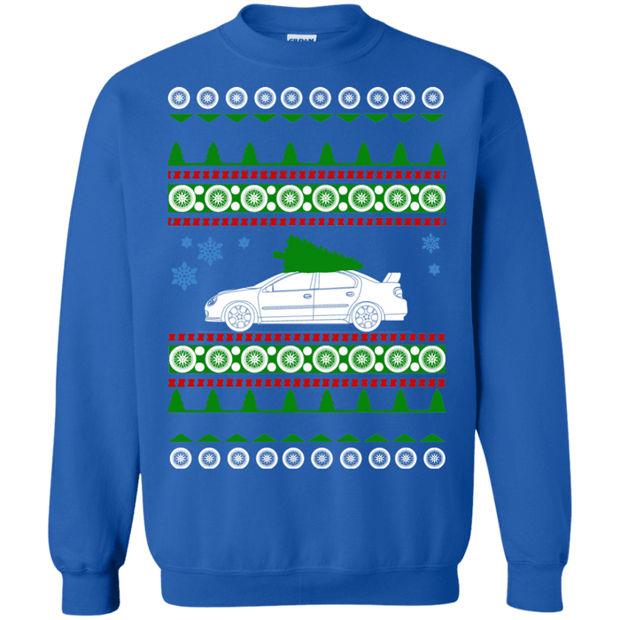 american car or truck like a  Neon SRT-4 Ugly Christmas Sweater sweatshirt