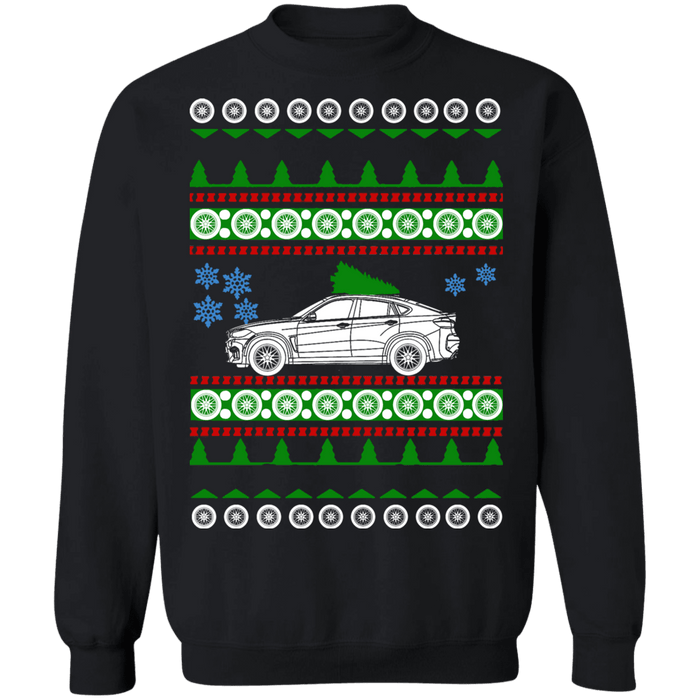 German SUV Ugly Christmas Sweater BMW X6M sweatshirt