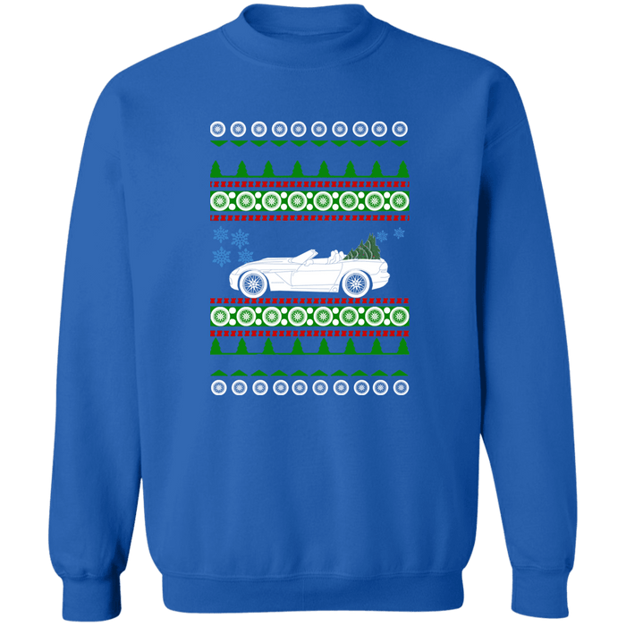 Car like a Viper 3rd gen convertible  Ugly Christmas Sweater Sweatshirt