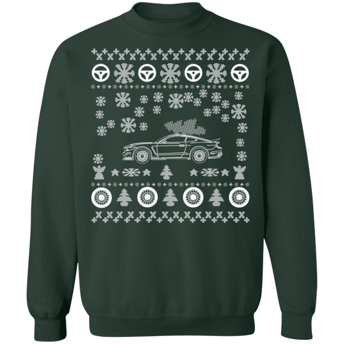 Ford Mustang GT350R Ugly Christmas Sweater V2