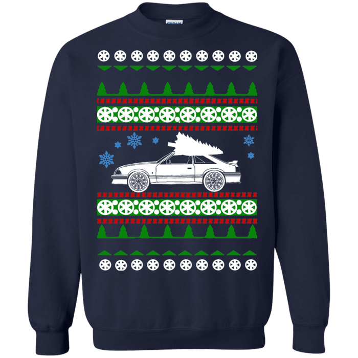 Ford Mustang FoxBody 1980s Ugly Christmas Sweater sweatshirt