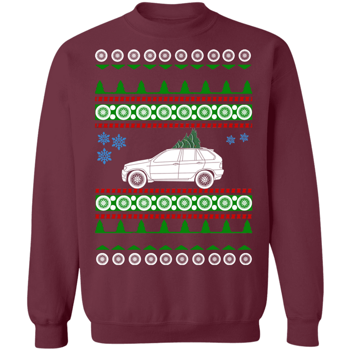 BMW X5 1st gen Ugly Christmas Sweater X53