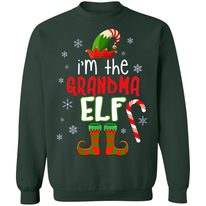 I'm the Grandma Elf Ugly Sweater Christmas sweatshirt