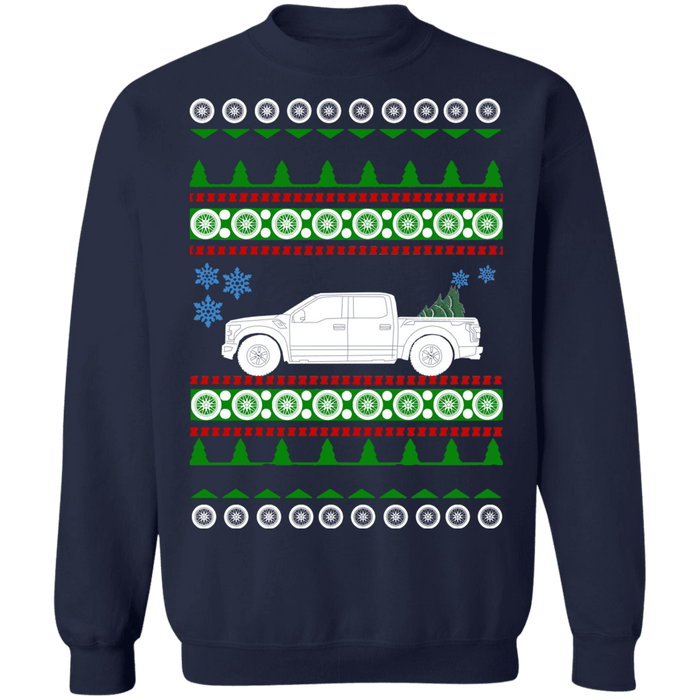 Ford Raptor 3rd gen ugly christmas sweater sweatshirt