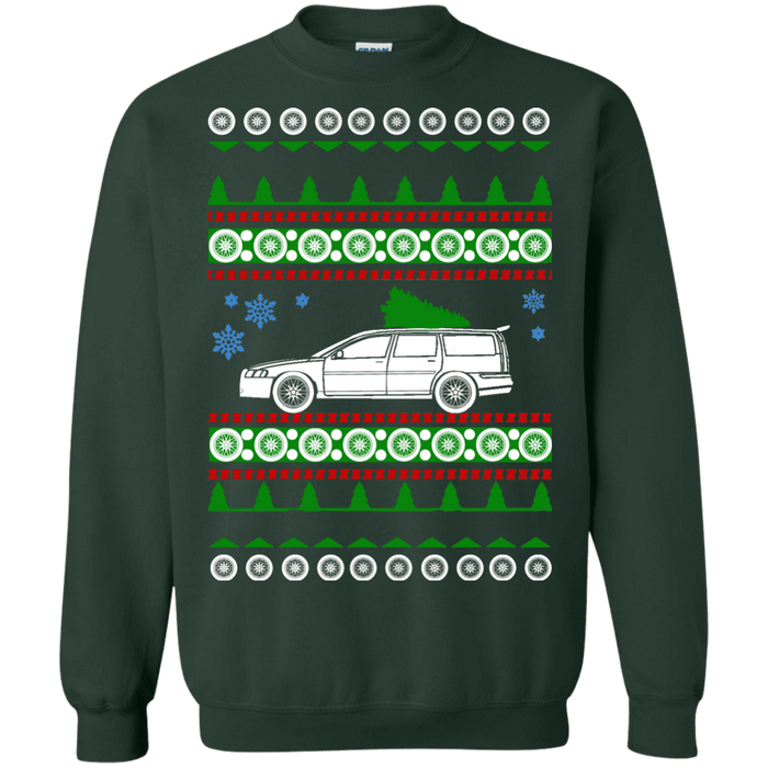 Swedish Car like a  V70R Ugly Christmas Sweater new sweatshirt