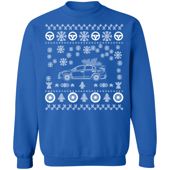 Japanese Car WRX STI V2 Ugly Christmas Sweater