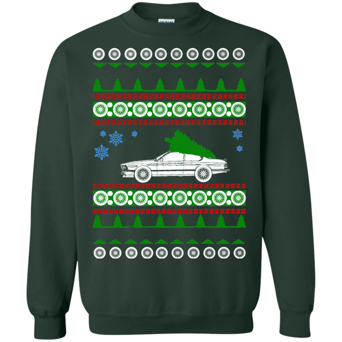 M635csi BMW Ugly Christmas Sweater green tree sweatshirt