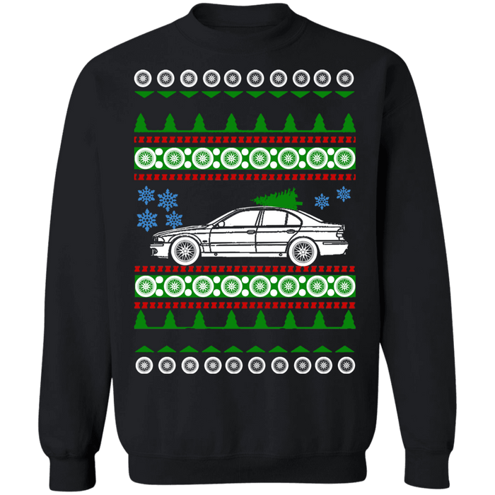 BMW E39 M5 Ugly Christmas Sweater green tree other colors