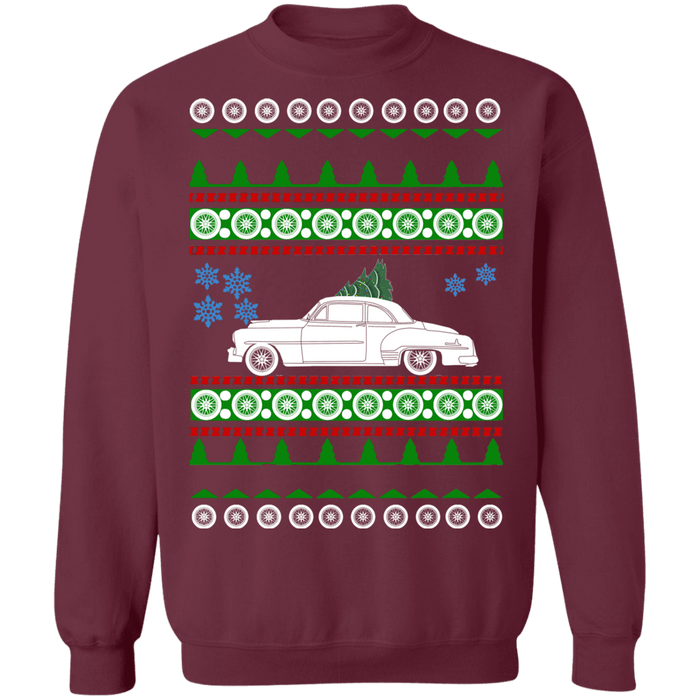 1952 Chevy Deluxe ugly christmas sweater