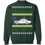 car like 1973 Swedish Car like a  164E Ugly Christmas Sweater