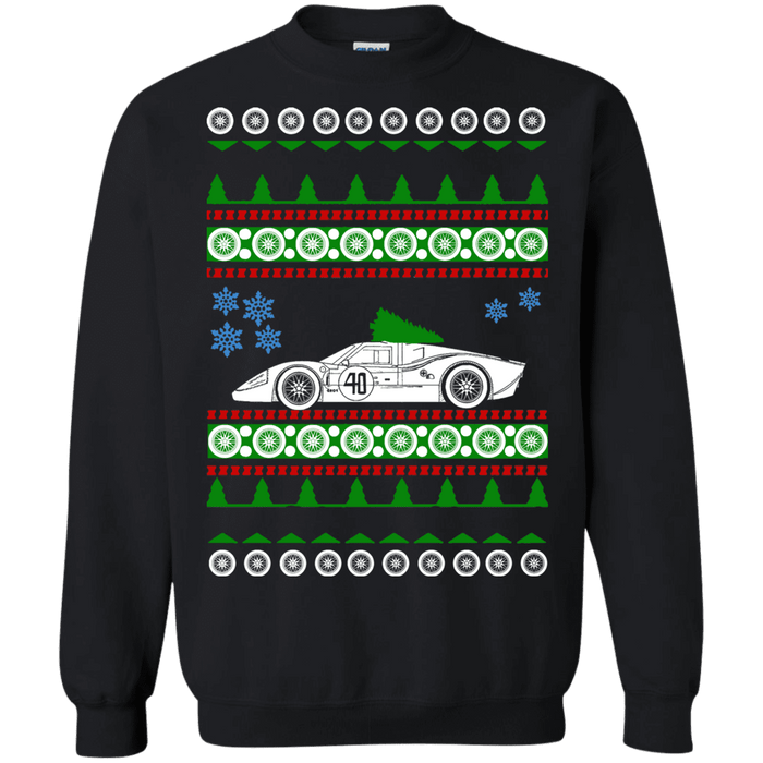 1960s Ford GT LeMans Ugly Christmas Sweater sweatshirt